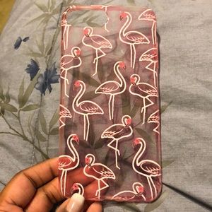 iPhone 8 Plus flamingo case